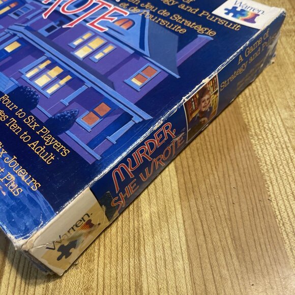 Vintage 1985 Murder She Wrote Board Game by Warren 99% Complete - Picture 13 of 16